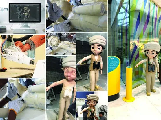 The Process Of Sculpting For Fiberglass Casting